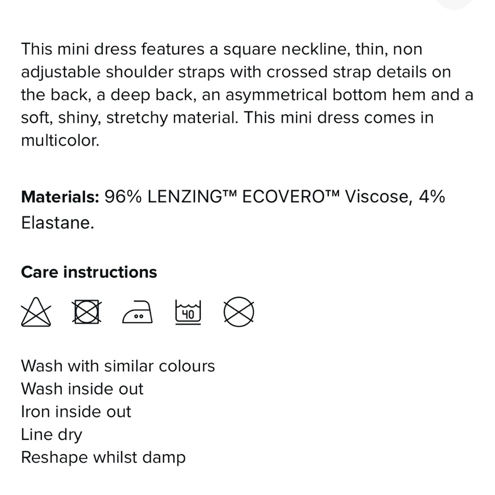 NA-KD Squared Neck Mini Dress - Picture 7 of 10